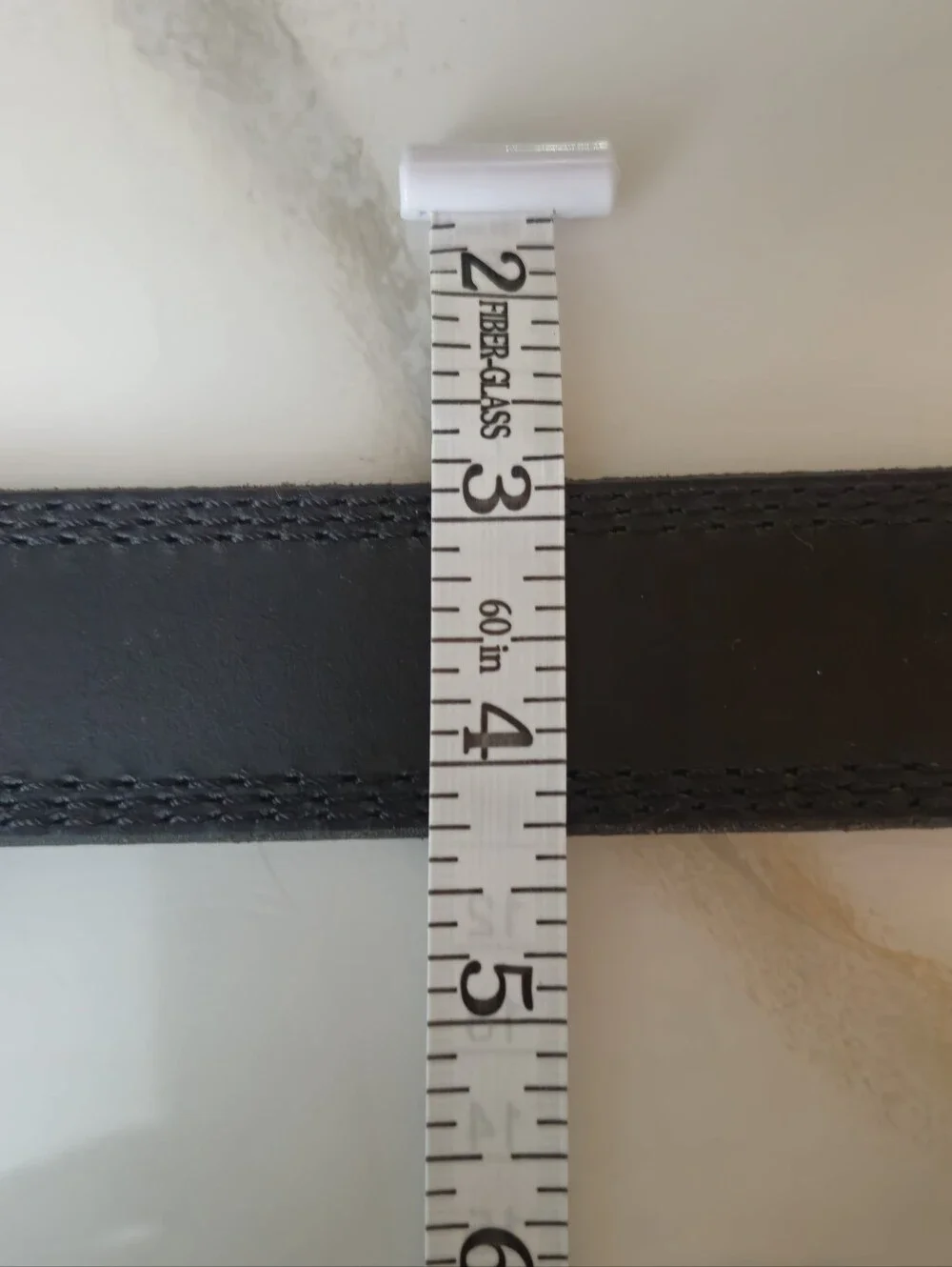 Mens Black Full Grain Leather Belt Size 36 USA Buckle Western Work Casual